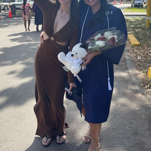 Brown Maxi Dress - Picture 3 of 4